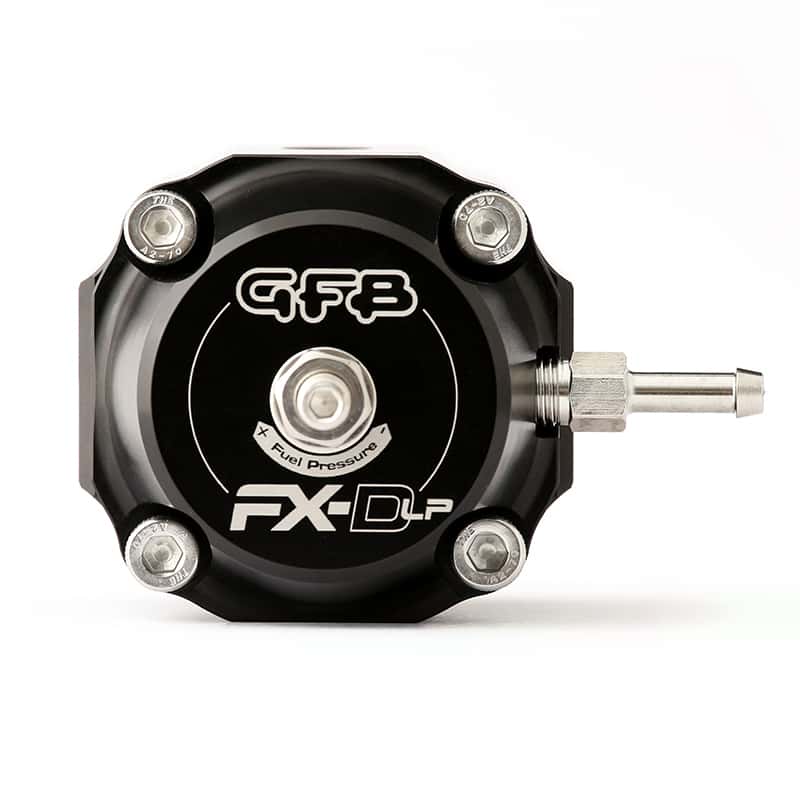 Go Fast Bits — GFB FX-D Low Pressure Fuel Regulator w/8AN Ports
FX-D LP Fuel Reg - view 1
