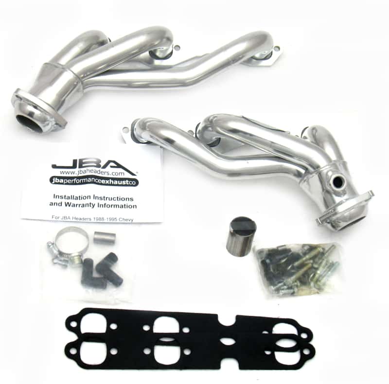JBA — JBA 88-95 GM Truck 4.3L V6 w/o A.I.R. Injection 1-1/2in Primary Silver Ctd Cat4Ward Header
Exhaust Header - view 1