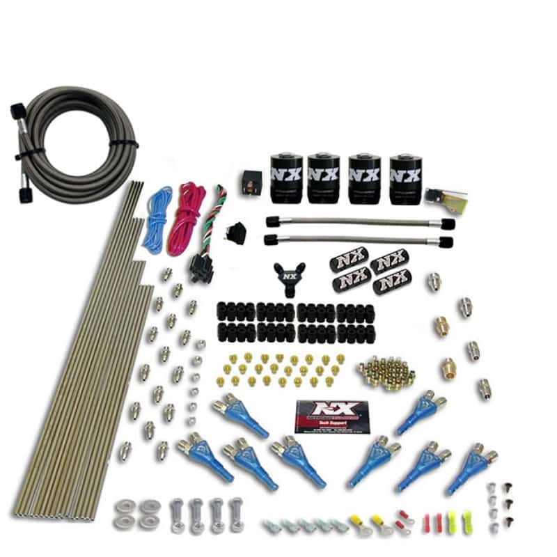Nitrous Express — Nitrous Express 8 Cyl Shark Direct Port 4 Solenoids Nitrous Kit (200-600HP) w/o Bottle
Injection System Kit
N2OSys - view 2