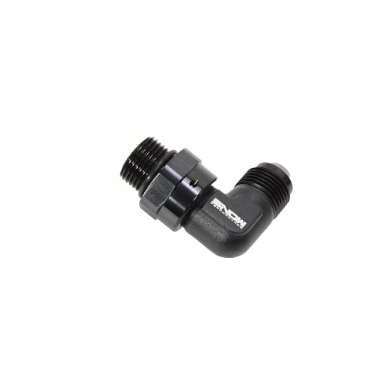 Snow Performance — Snow -8 ORB to -8AN 90 Degree Swivel Fitting (Black) - view 1