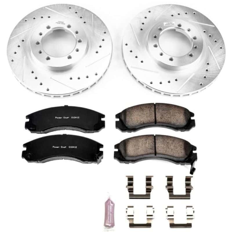 PowerStop — Power Stop 91-96 Mitsubishi Montero Front Z23 Evolution Sport Brake Kit - view 1