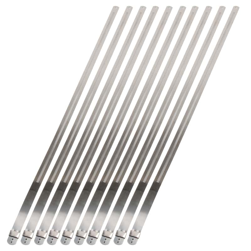 DEI — DEI Stainless Steel Positive Locking Tie 1/2in (12mm) x 20in - 10 per pack
Heat Shield Tie - view 2