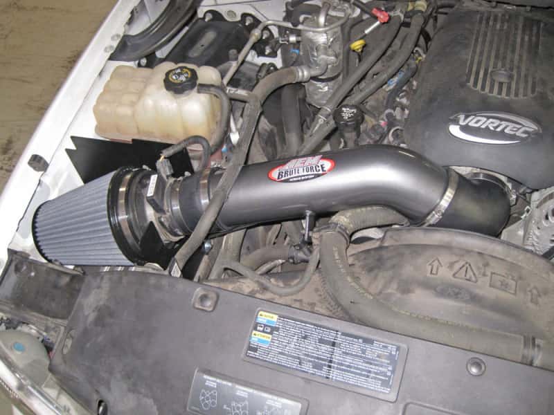 AEM Induction — AEM 99-06 Chevy/GMC 5.3/6.0L Silver Brute Force Intake
Brute Force Intake S
AEM Brute Force Inta - view 3