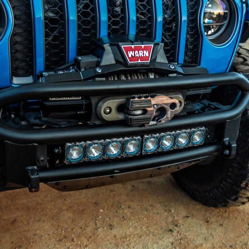 KC HiLiTES — KC HiLiTES FLEX ERA LED Light Bar Bezel Kit for 10in. Segments - Blue - view 12