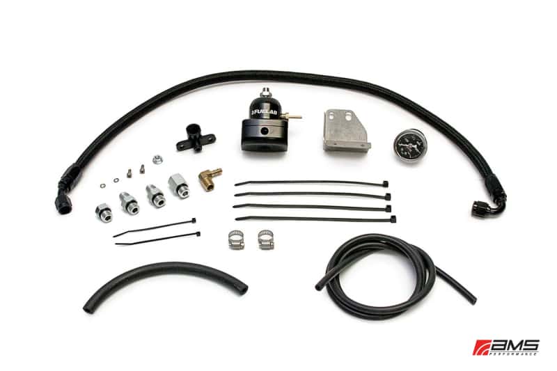 AMS — AMS Performance 08-15 Mitsubishi EVO X Fuel Pressure Regulator Kit - Black
EVO FPR - view 2