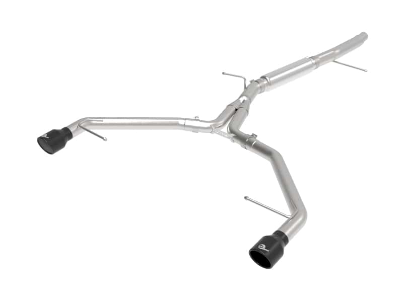 aFe — aFe 17-19 Audi A4 (L4-2.0L) MACH Force-Xp Stainless Steel Axle-Back Exhaust System - Black Tip
Axle-Back Exhaust - view 1