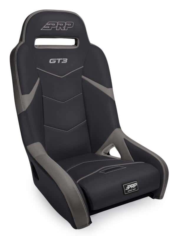 PRP Seats — PRP GT3 Rear Suspension Seat- Black/Grey - view 2