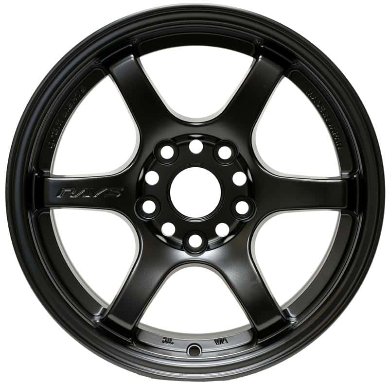 Gram Lights — Gram Lights 57DR 15x8.0 +35 4x100 Semi Gloss Black Wheel - view 1