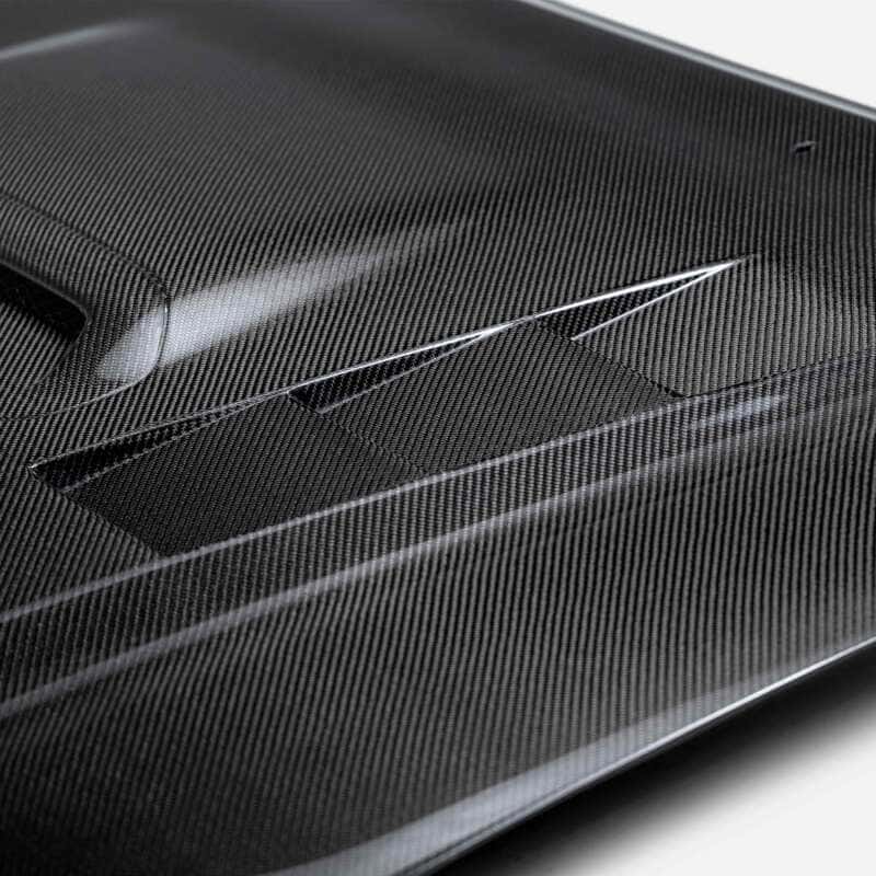 Seibon — Seibon 12-15 Toyota Tacoma TS-Style Carbon Fiber Hood - view 6