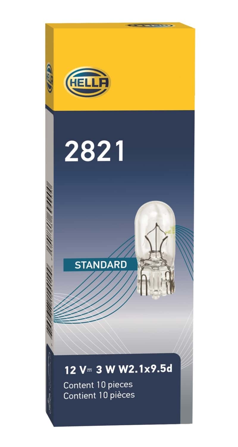 Hella — Hella Universal Clear T3.25 Incandescent 12V 3W Bulb (MOQ 10)
2821 Incan Bulb - view 7