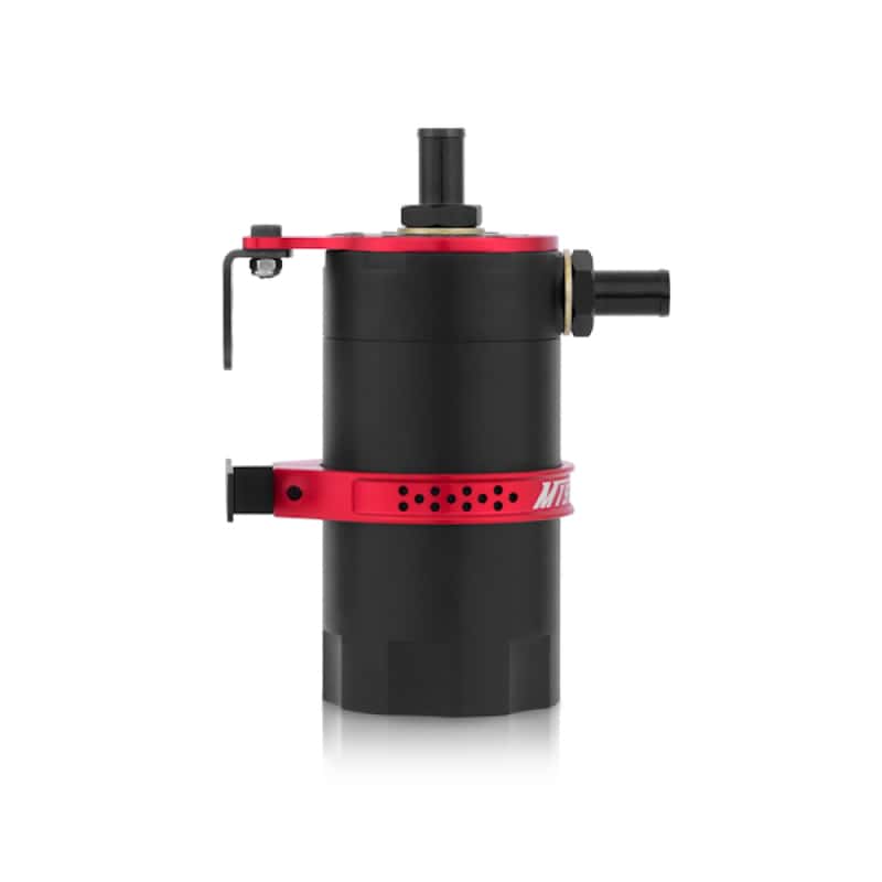 Mishimoto — Mishimoto Universal Baffled Oil Catch Can - Red - view 5