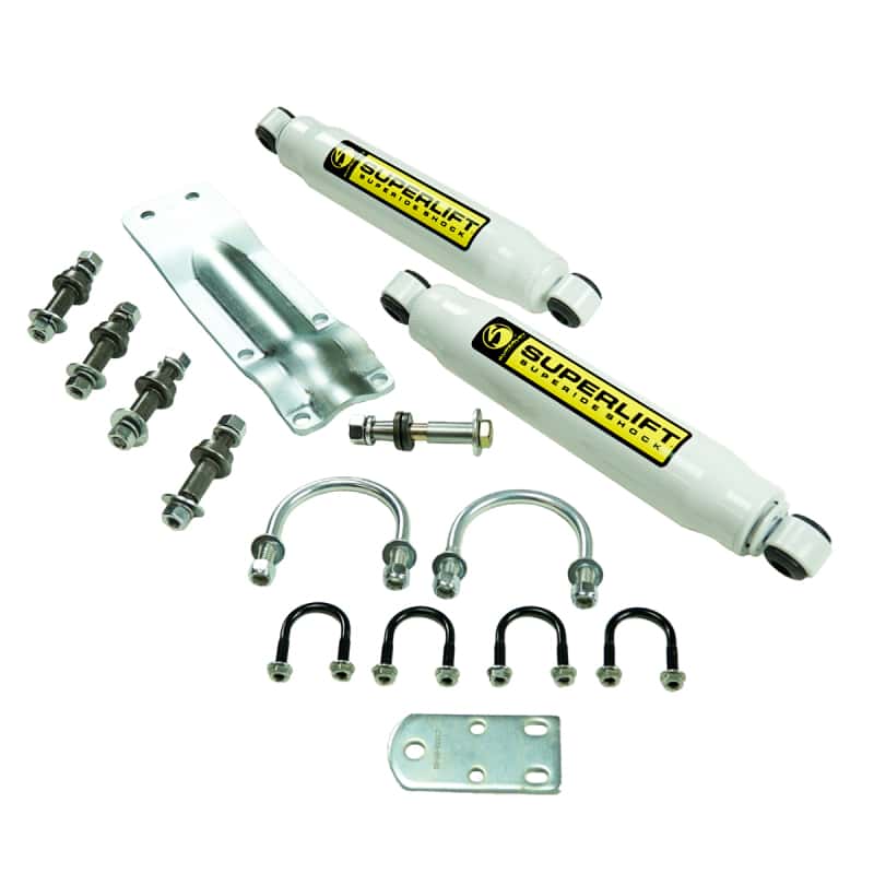 Superlift — Superlift 73-91 GM 1/2 and 3/4 Ton 4WD Vehicles Solid Axle Dual Steering Stabilizer Kit
Steering Stabilizer - view 2