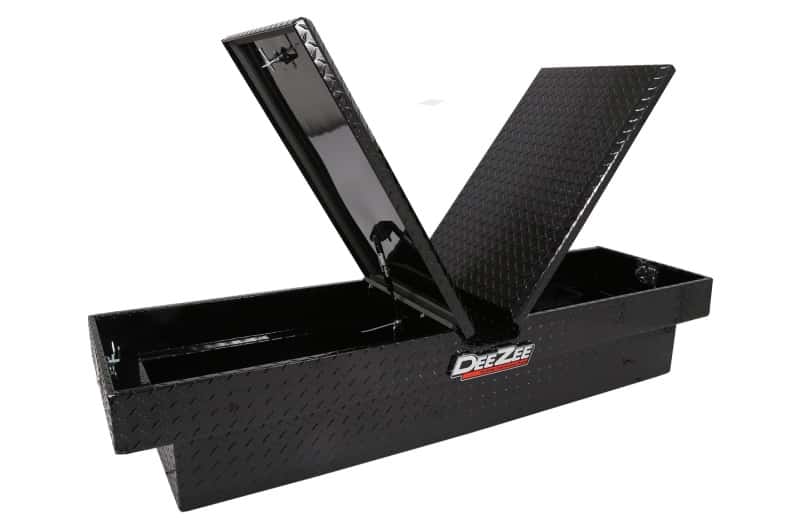 Dee Zee — Dee Zee Universal Tool Box - Red Crossover - Double Black BT Full Size
ToolBxTrkBedRTR - view 5