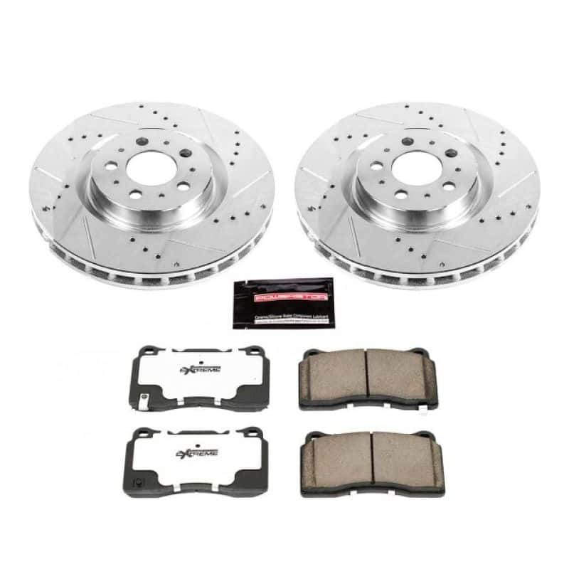 PowerStop — Power Stop 04-07 Volvo S60 Front Z26 Street Warrior Brake Kit - view 1