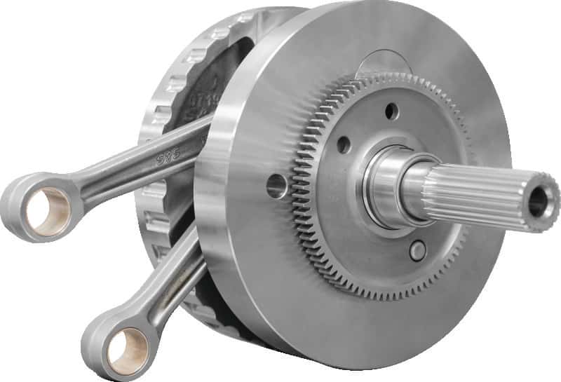 S&S Cycle — S&S Cycle 2017 M8 Models 4-1/2in Stroke Flywheel w/ Full Width Rods & Balancer Gear - view 2