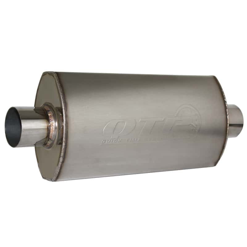 QTP — QTP 3in Weld-On 304SS AR3 Muffler - view 2