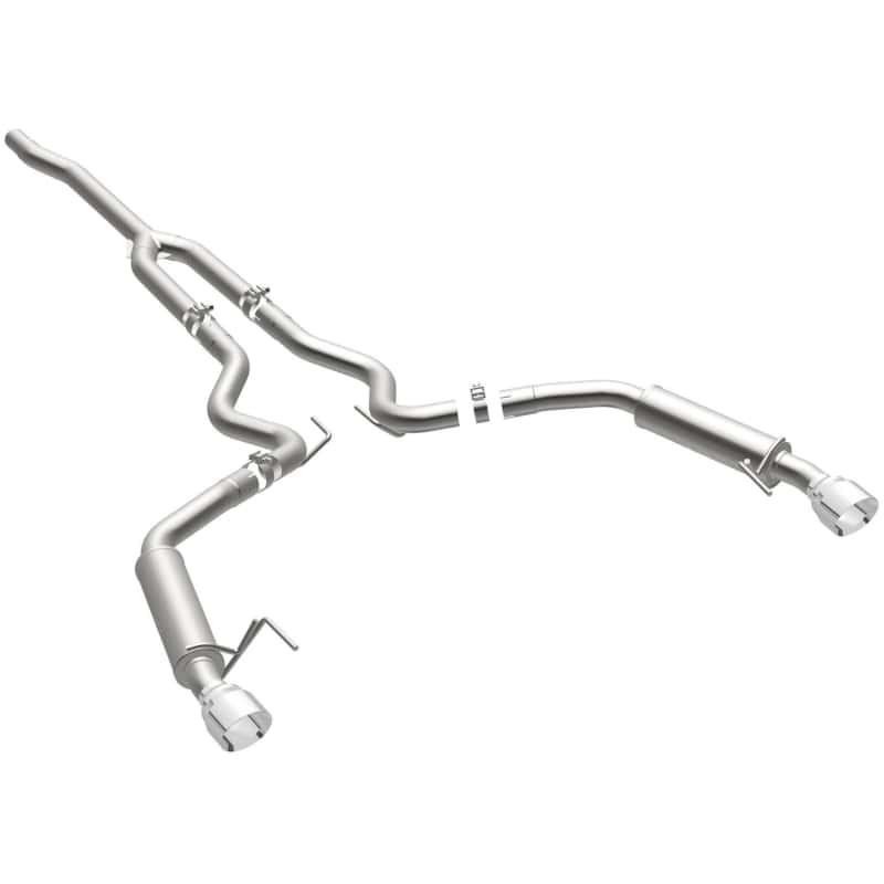 Magnaflow — MagnaFlow Cat-Back 15-16 Ford Mustang 2.3L L4 Competition SS 3in Dual Split Rear 4.5in Black Tips
Cat-Back - view 27