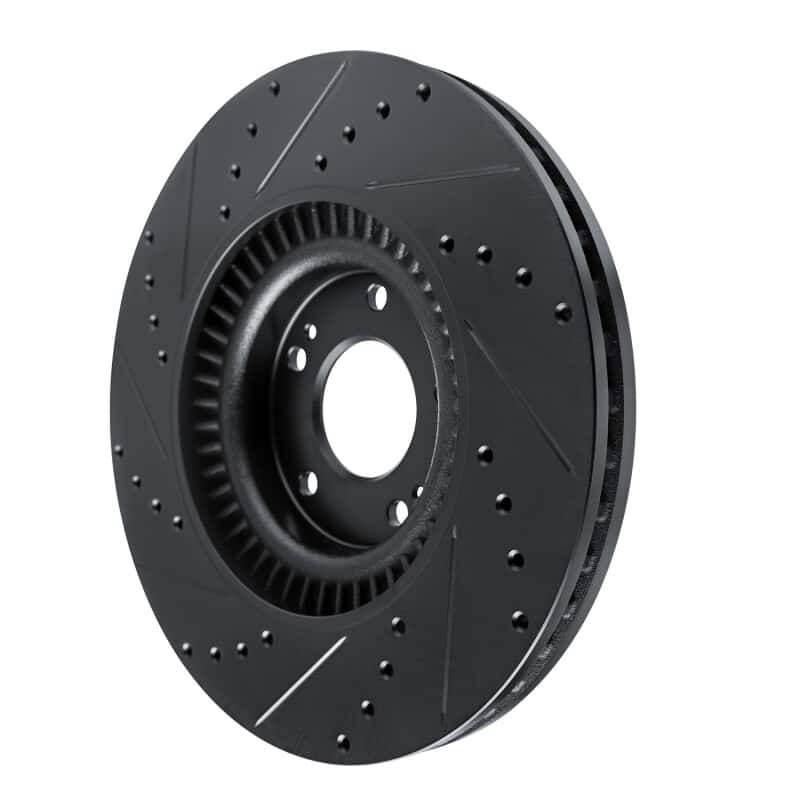 R1 Concepts — R1 20-25 Hyundai Palisade Front Right Drilled & Slotted Black Brake Rotor
R1 Brake Rotor Drill - view 4