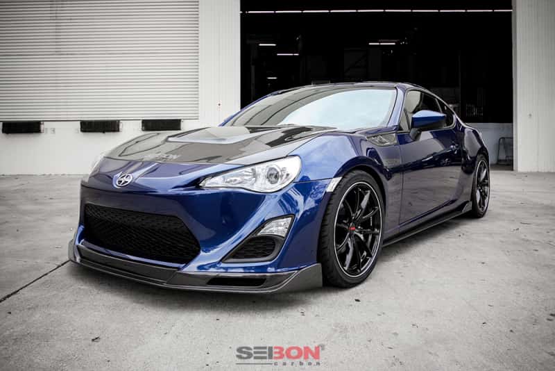 Seibon — Seibon 12-13 BRZ/FRS KC Style Carbon FIber Front Lip - view 8