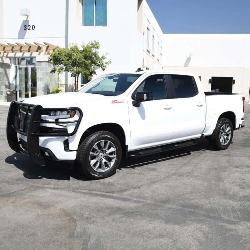 Westin — Westin 2019 Chevrolet Silverado/Sierra 1500 Crew Cab Platinum 4 Oval Nerf Step Bars - Black
Nerf/Step Bar - view 5