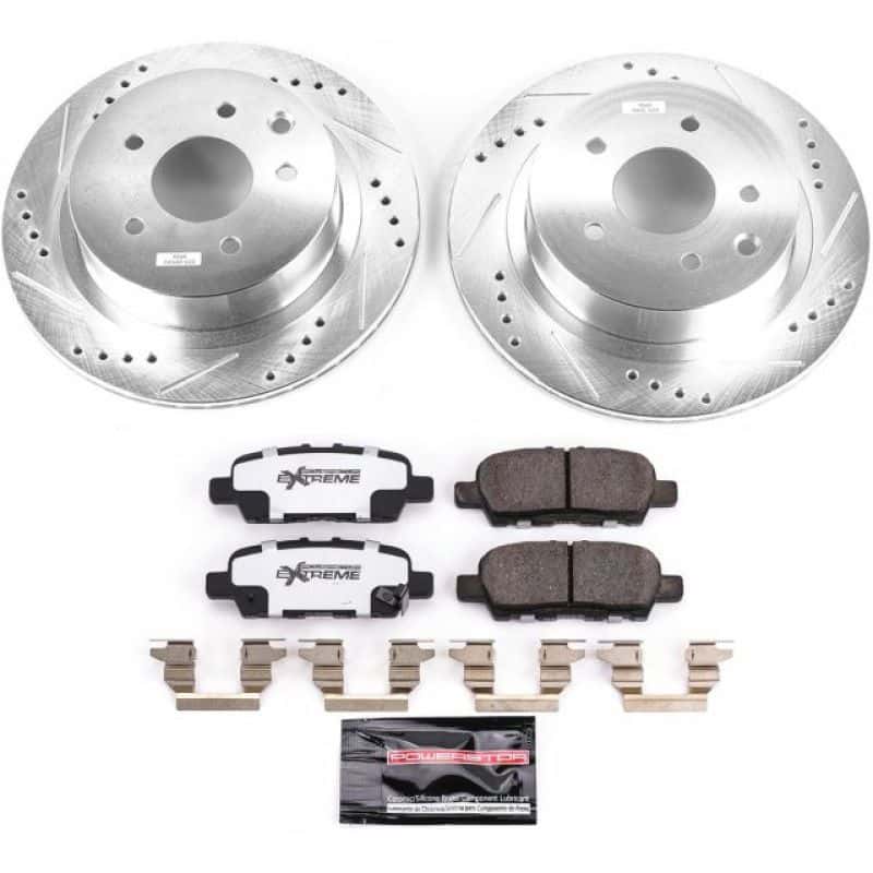 PowerStop — Power Stop 11-19 Nissan Leaf Rear Z26 Street Warrior Brake Kit - view 1