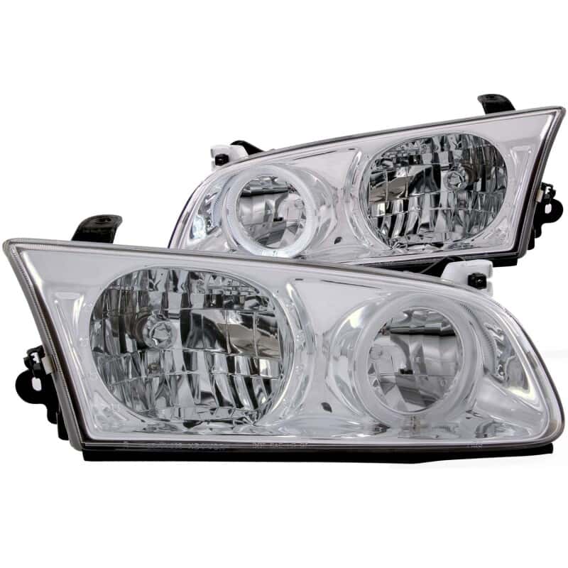 ANZO — ANZO 2000-2001 Toyota Camry Crystal Headlights w/ Halo Chrome
Head Light Set
HdLtSet - view 2