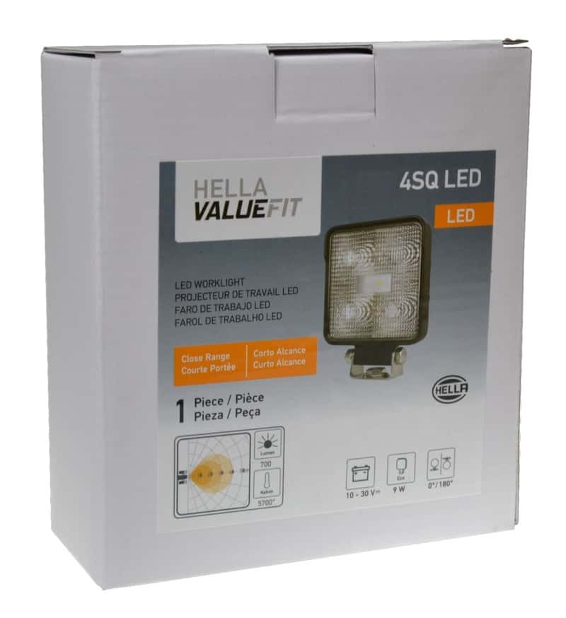 Hella — Hella ValueFit Work Light 4SQ LED MV CR LT - view 11