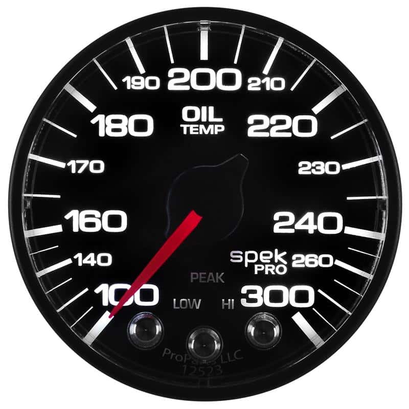 AutoMeter — Autometer Spek-Pro 52.4mm 100-300 F Deg Digital Stepper Motor Oil Temp Gauge
GA 2" OILT BFB SPEK - view 5