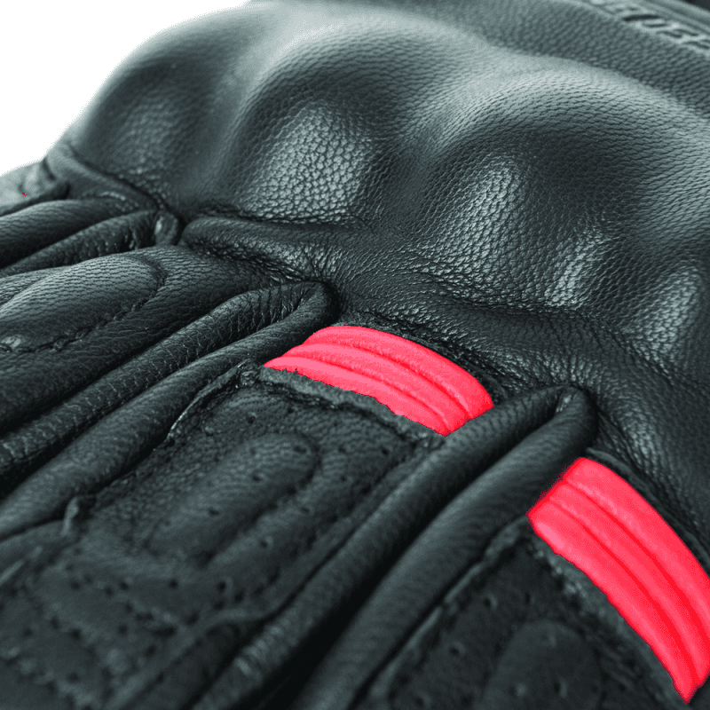 Speed and Strength — Speed and Strength Twist of Fate Leather Gloves Black/Red - Small - view 2
