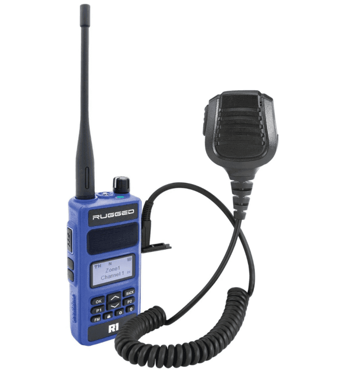 Rugged Radios — Rugged Radios BUNDLE - Rugged R1 - Business Band Two Way Handheld Radio - with Hand Mic - view 2
