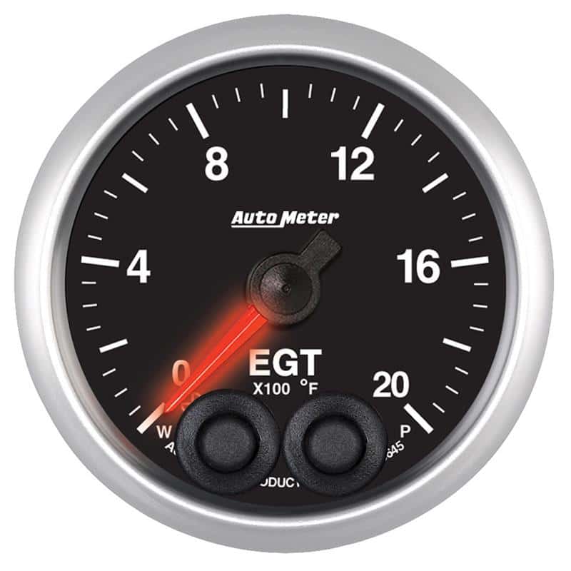 AutoMeter — Autometer Elite 52mm 0-2000 Deg F Full Sweep Electronic Exhaust Gas Temperature Gauge
GA 2" EGT 2000F ELIT - view 1