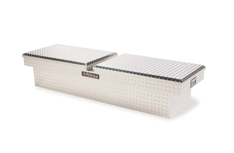LUND — Lund 82-05 Chevy S10 (Long Bed) Ultima Dual Lid Gull Wing Crossover Tool Box - Brite - view 1