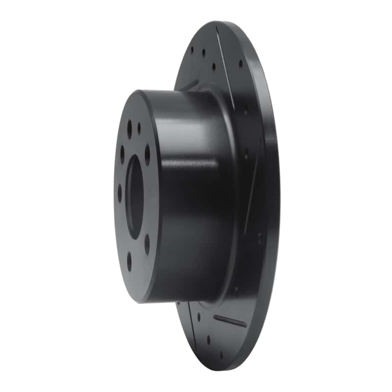 R1 Concepts — R1 61-91 Mercedes-Benz 220 Rear Right Drilled & Slotted Black Brake Rotor
R1 Brake Rotor Drill - view 2