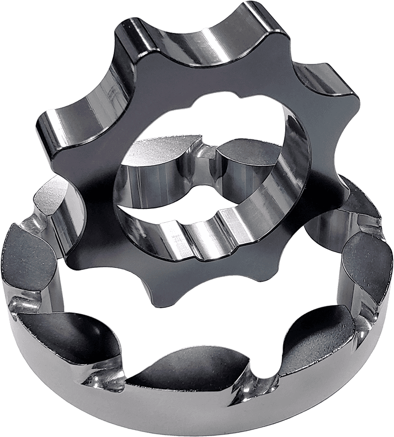Boundary — Boundary 2011+ Ford Coyote Mustang/GT350 Billet Black Oil Pump Gear - Vane Ported MartenWear Treated - view 1