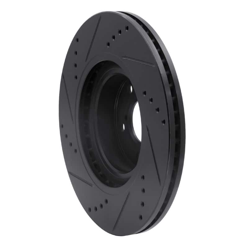 R1 Concepts — R1 04-25 Scion FR-S Front Right Drilled & Slotted Black Brake Rotor
R1 Brake Rotor Drill - view 4