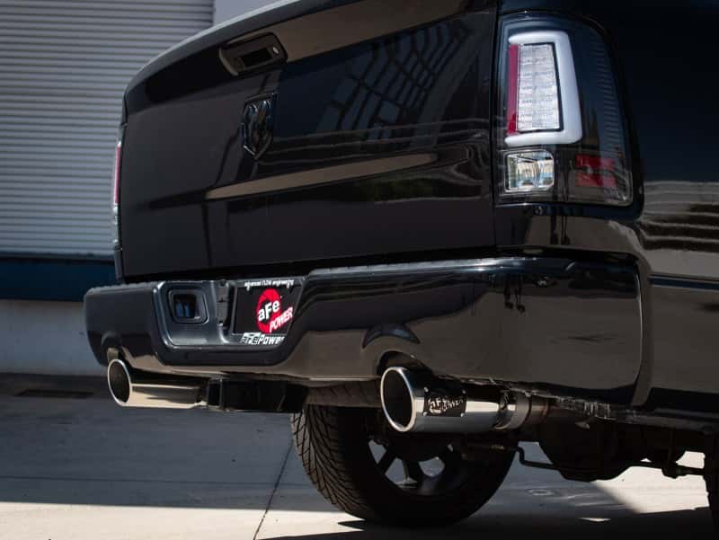 aFe — aFe 09-18 Ram 1500 V8 5.7L Hemi Gemini XV 3in 304 SS Cat-Back Exhaust w/ Polished Tips
Cat-Back Exhaust - view 8
