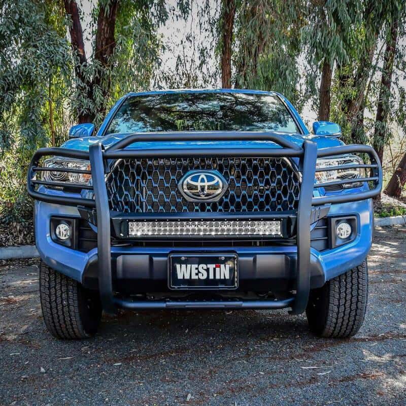 Westin — Westin 16-21 Toyota Tacoma Sportsman X Grille Guard - Tex. Blk
Grille Guard - view 4