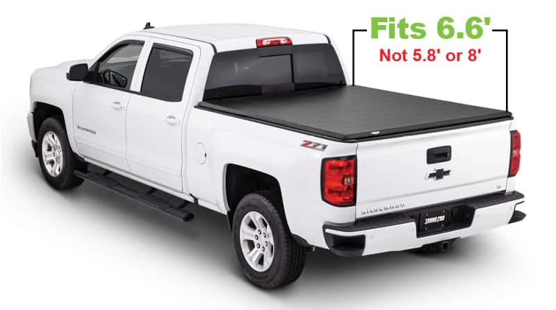Tonno Pro — Tonno Pro 15-19 Chevy Silverado 3500 6.6ft Fleetside Hard Fold Tonneau Cover
Hard Fold Bed Cover - view 5