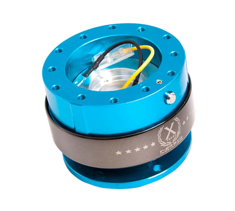 NRG — NRG Quick Release Gen 2.0 - New Blue Body / Titanium Chrome Ring - view 2