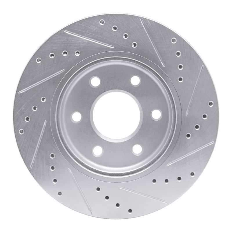 R1 Concepts — R1 05-21 Nissan Frontier Front Left Drilled & Slotted Silver Brake Rotor
R1 Brake Rotor Drill - view 5