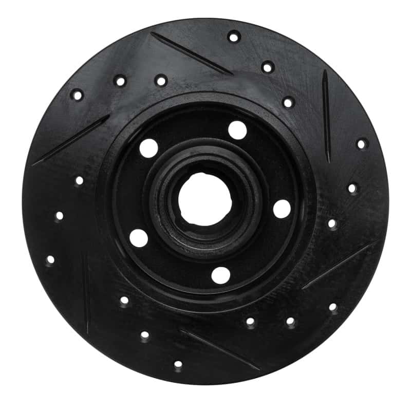 R1 Concepts — R1 92-98 Volkswagen Passat (USA/Canada) Rear Left Drilled & Slotted Black Brake Rotor
R1 Brake Rotor Drill - view 5