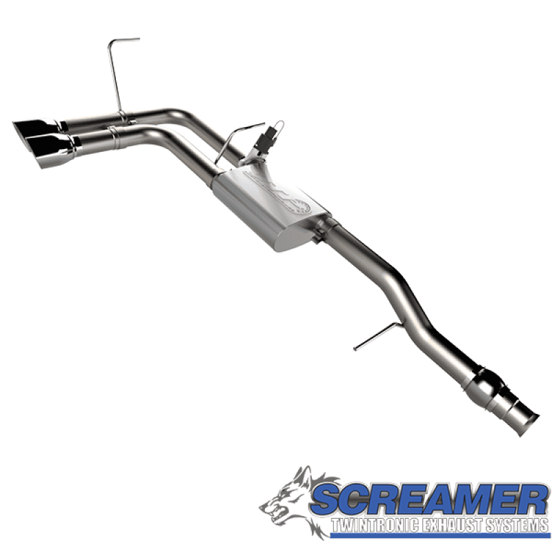 QTP — 2014-2018 Silverado/Sierra QTP Screamer Side Exit Cat Back - view 3