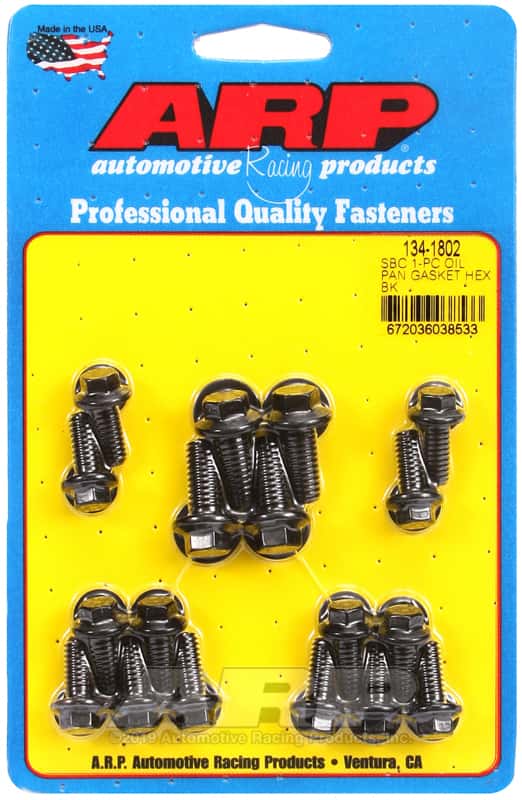 ARP — ARP SB Chevy 1-pc Oil Pan Gasket Hex Bolt Kit - view 1
