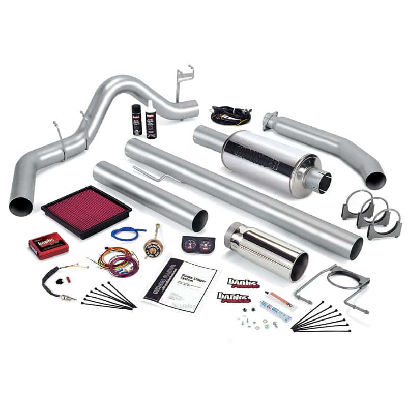 Banks Power — Banks Power 01 Dodge 5.9L 235Hp Ext Cab Stinger System - SS Single Exhaust w/ Chrome Tip
Power/Efficiency Sys - view 2