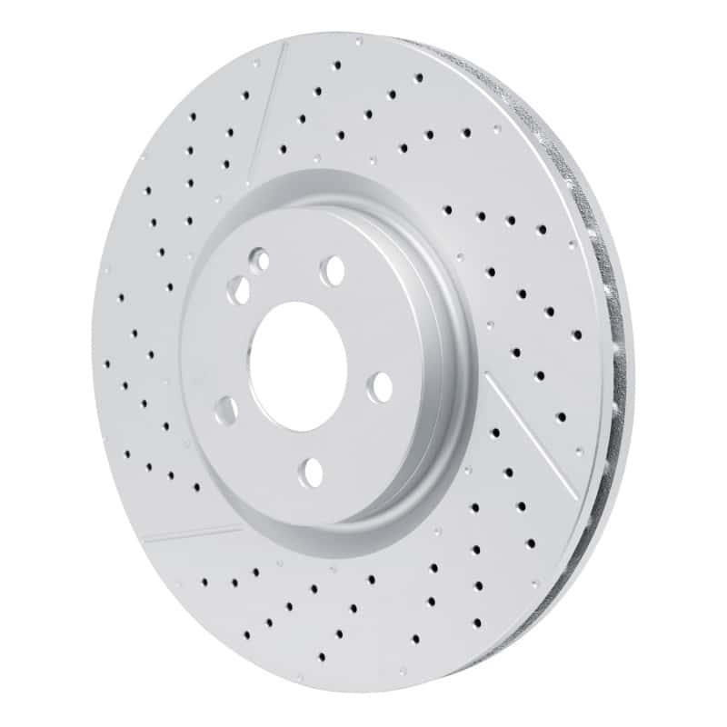 DFC — DFC 14-19 Mercedes-Benz CLA45 AMG Front Drilled GeoSPEC Coated Rotor and Slotted
DFC Brake Rotor - view 2