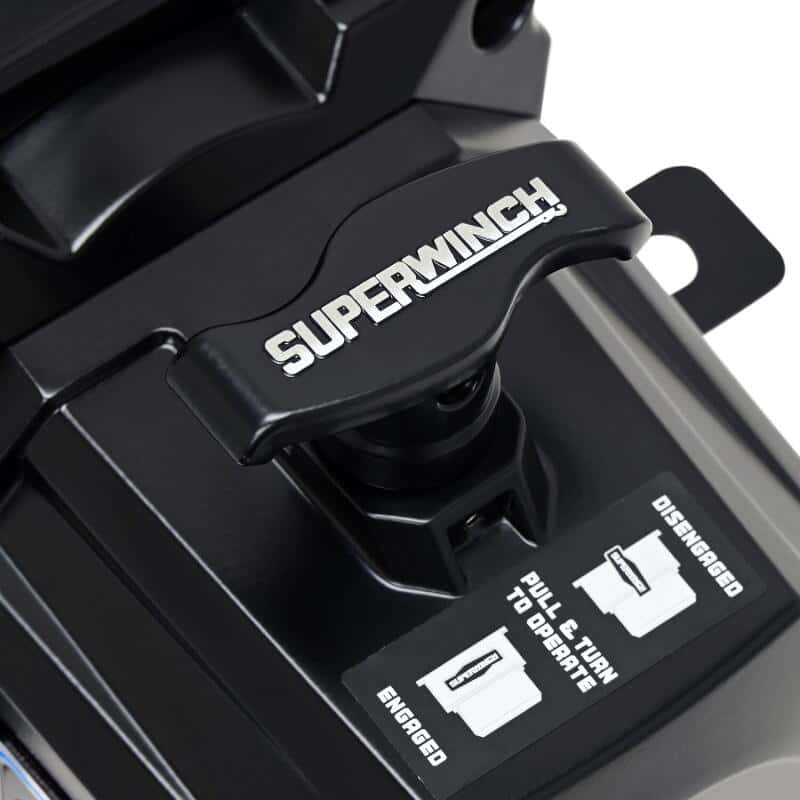 Superwinch — Superwinch 12000 LBS 12V DC 3/8in x 80ft Synthetic Rope SX12SR Winch - Semi Gloss Black
Winch - view 13