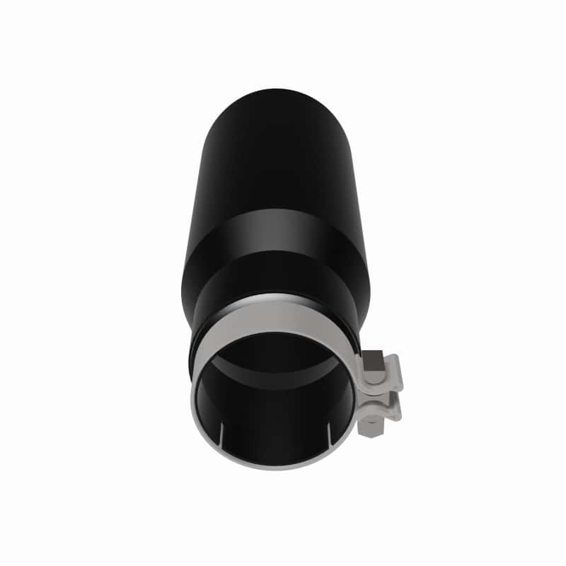Magnaflow — MagnaFlow Tip Stainless Black Coated Single Wall Round Single Outlet 5in Dia 3.5in Inlet 14.5in L
Stainless Steel
Exhaust Tip - view 13