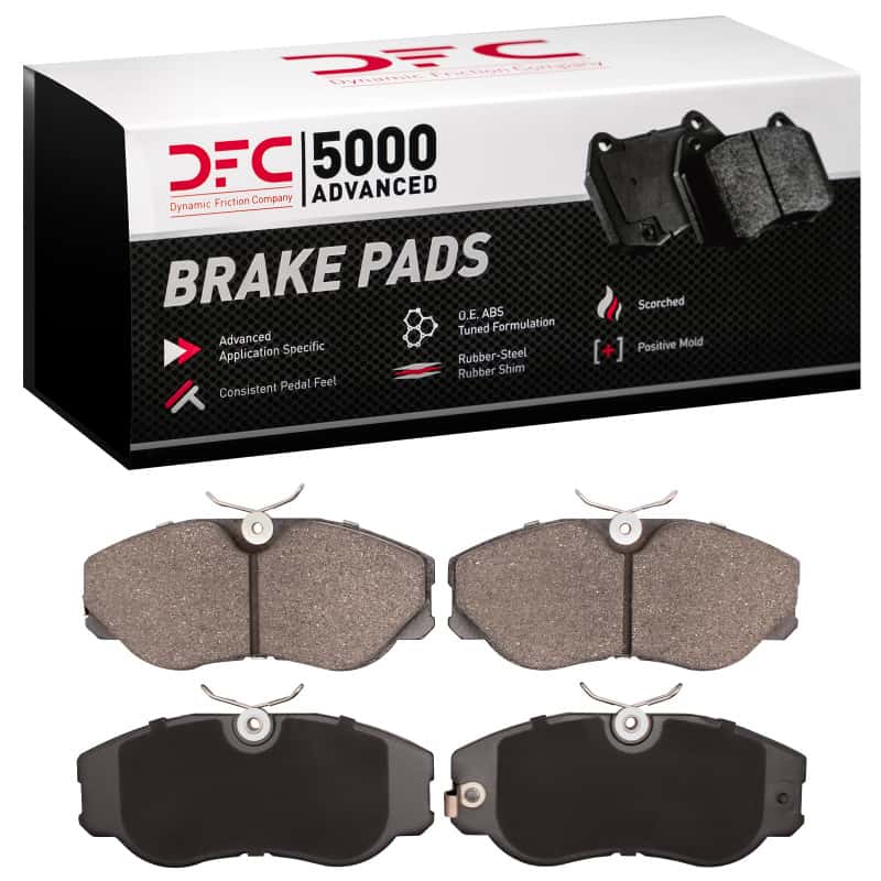 DFC — DFC 87-89 Nissan 300ZX Turbo Front 5000 Advanced Semi Metallic Brake Pads
DFC Brake Pad Set - view 4