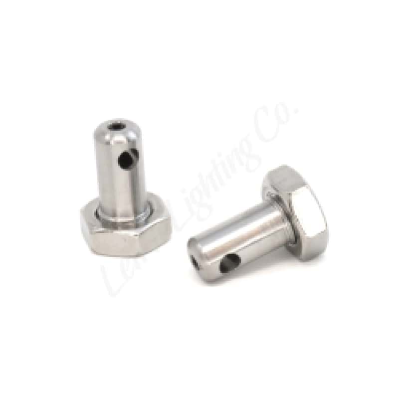 Letric Lighting — Letric Lighting Front Mirror Stem Mount for 45-Caliber MINI LEDs - Polished Stainless Steel - view 2