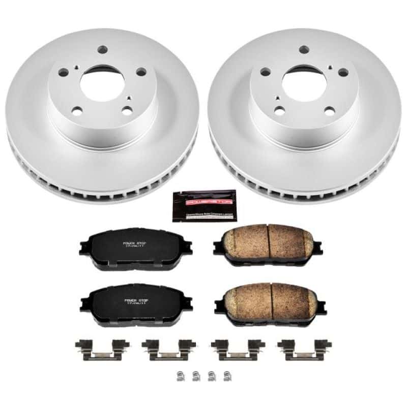 PowerStop — Power Stop 05-15 Toyota Tacoma Front Z17 Evolution Geomet Coated Brake Kit - view 1